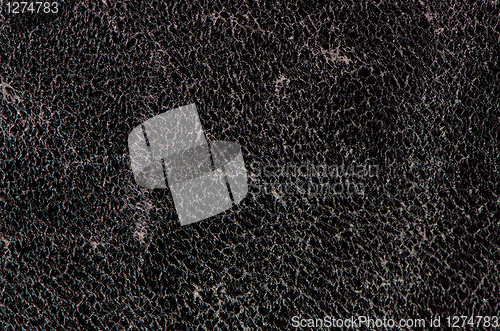 Image of Dark black leather 
