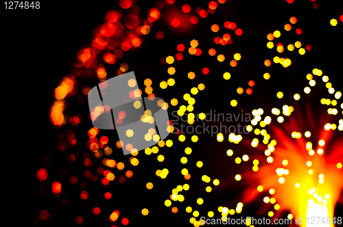Image of Abstract background of out of focus lights