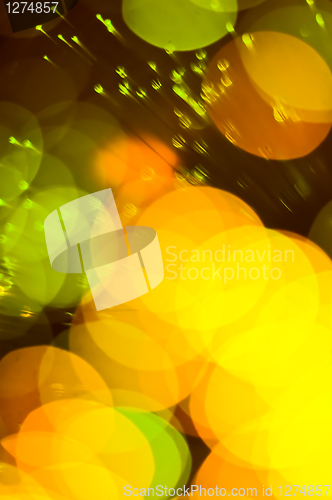 Image of Abstract background of out of focus lights