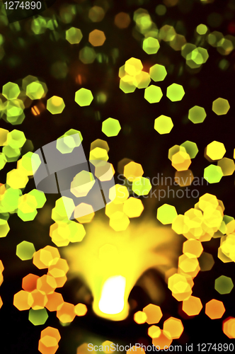 Image of Abstract background of out of focus lights