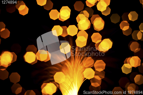 Image of Abstract background of out of focus lights
