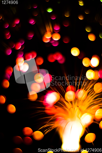 Image of Abstract background of out of focus lights