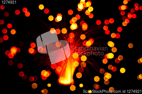 Image of Abstract background of out of focus lights