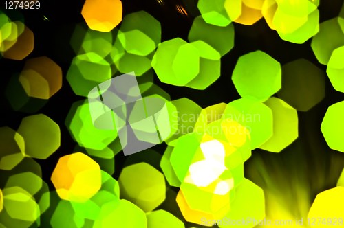 Image of Abstract background of out of focus lights