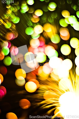 Image of Abstract background of out of focus lights