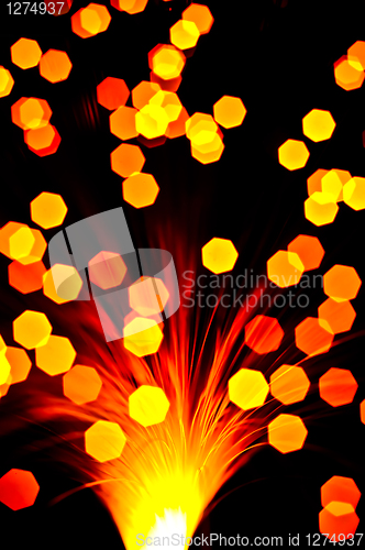 Image of Abstract background of out of focus lights