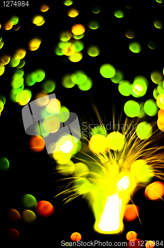Image of Abstract background of out of focus lights