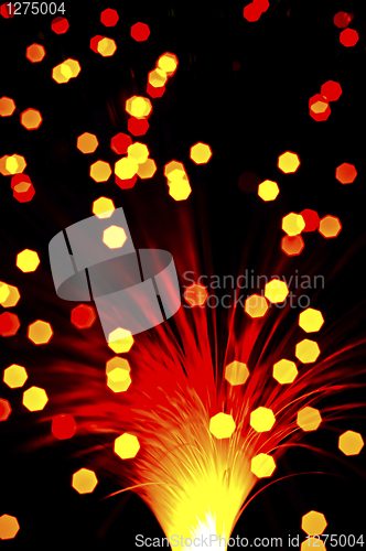 Image of Abstract background of out of focus lights
