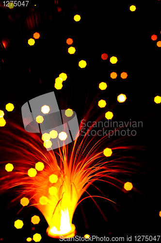 Image of Abstract background of out of focus lights