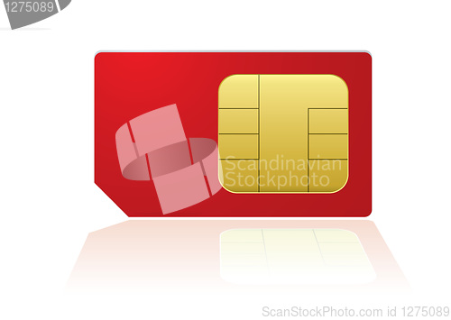 Image of Red phone sim