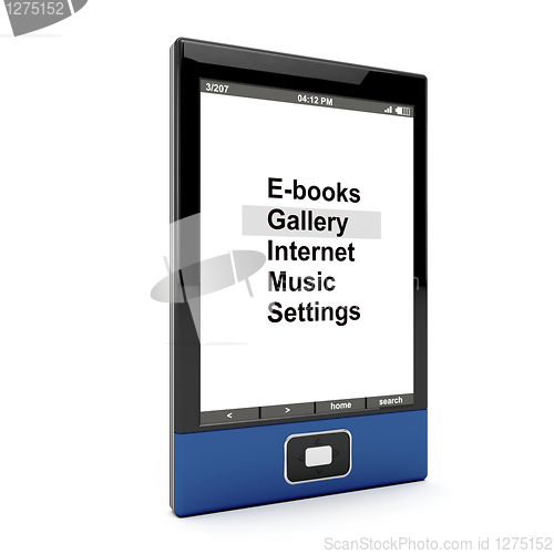 Image of E-book reader