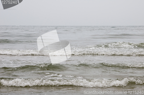 Image of gray sea