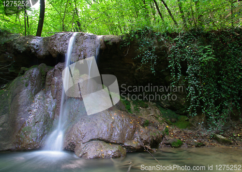 Image of Waterfall in summer