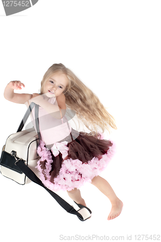 Image of Little girl in studio