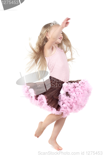 Image of Little girl in studio
