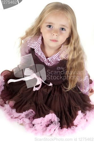 Image of Little girl in studio