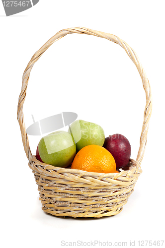 Image of Basket with fruits