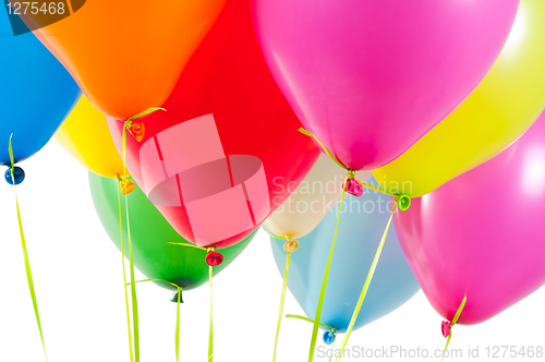 Image of Multicolored air balloons