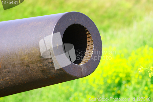 Image of Old Russian Cannon in Suomenlinna Sveaborg Helsinki Finland