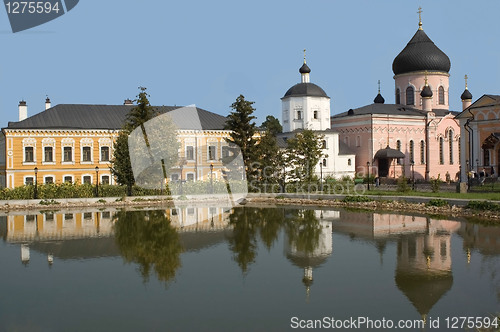 Image of monastery in Russia near Moscow