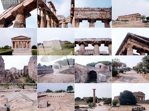 Image of Paestum landmarks, Italy