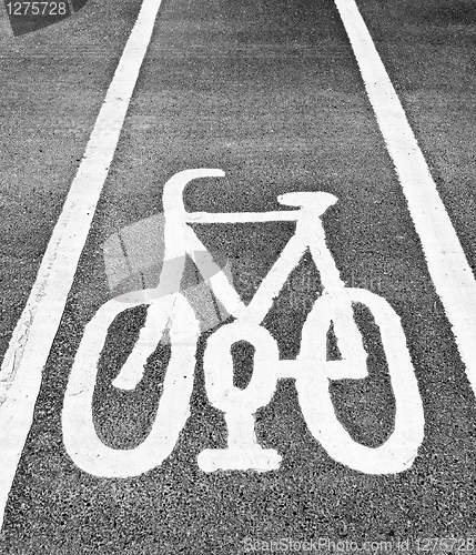 Image of Bike lane sign