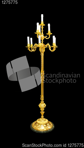 Image of Gold candlestick