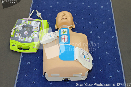 Image of AED mannequin