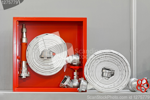 Image of Fire hose equipment