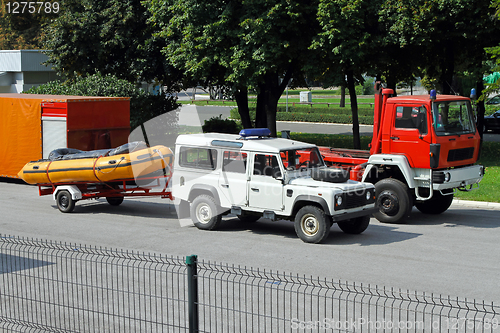 Image of Rescue vehicles