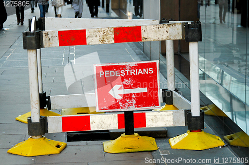 Image of Pedestrian sign