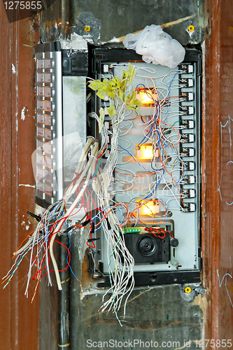 Image of Damaged interphone