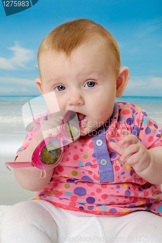 Image of Baby on beach