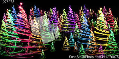 Image of christmas forest