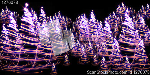 Image of christmas forest