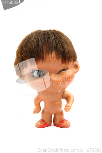 Image of old homeless toy
