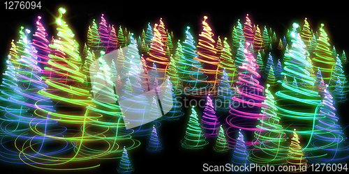 Image of christmas forest
