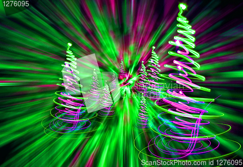 Image of christmas forest
