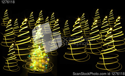 Image of christmas forest