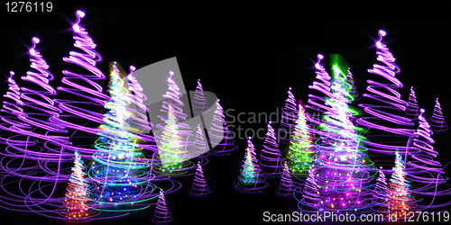 Image of christmas forest