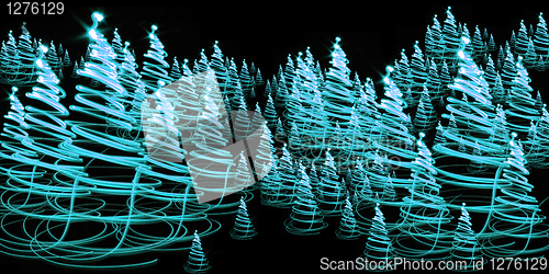 Image of christmas forest