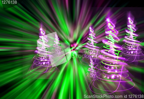 Image of christmas forest
