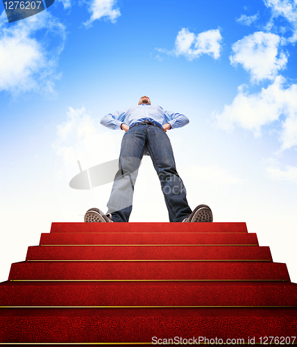 Image of stair to success