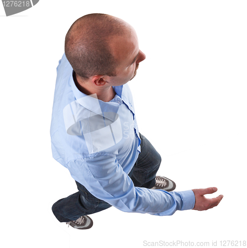 Image of walking man