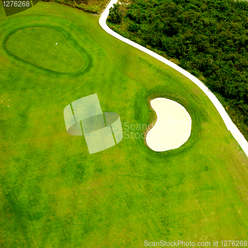 Image of Golf course from above