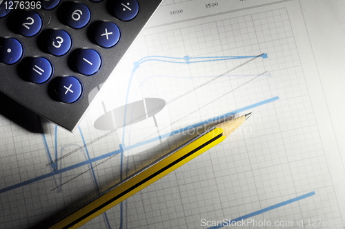 Image of financial graph