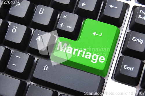 Image of marriage button