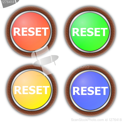 Image of reset button collection