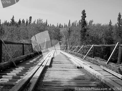 Image of Historic bridge in the Yukon, Canada