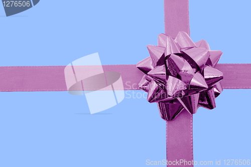 Image of Christmas Gift with ribbon